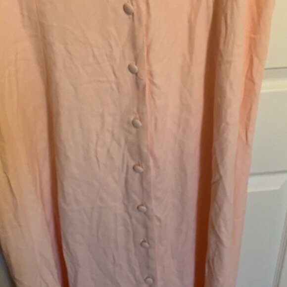 Betsy’s Things Women’s Pink Long Button Front Dress – Size 26W – Made in USA - Picture 4 of 7